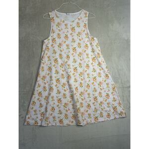 Disney Parks Women's XS Dress Orange Bird Print White‎
